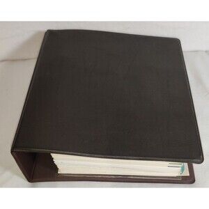 Vintage 1982 "The Knitting Collection" Binder 3" Patterns By Golden Press